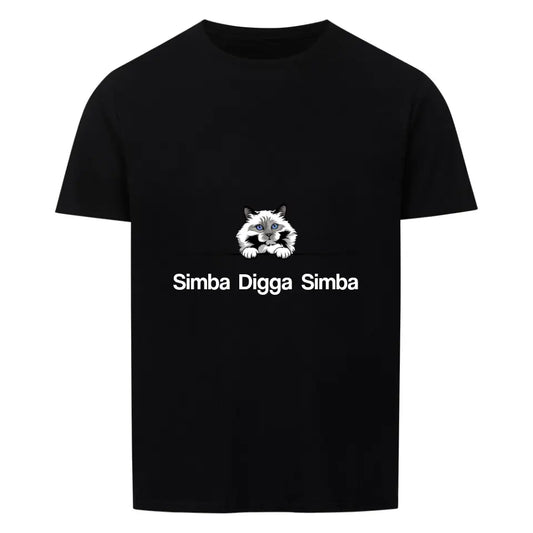 Katzen Digga - Premium T-Shirt - Unisex - (personalisiert)