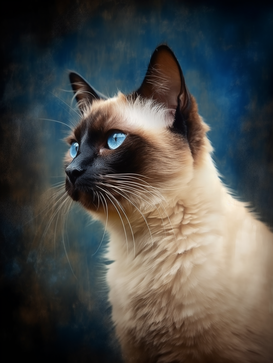 Siamesische Katze - Poster