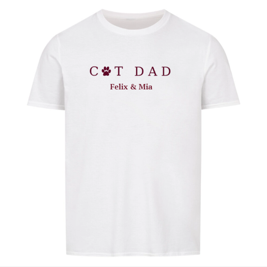 Cat Dad - Premium T-Shirt - Unisex - (personalisiert)